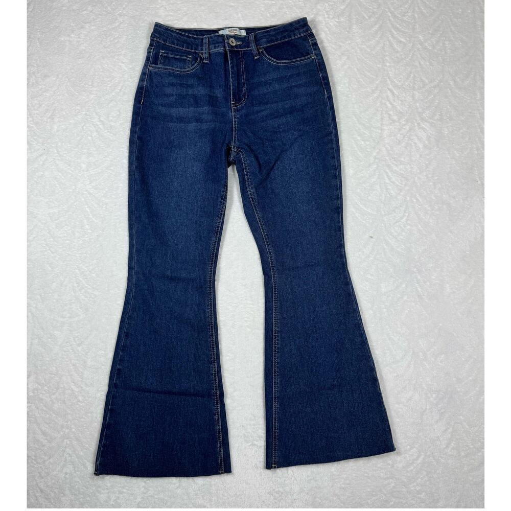 California‎ Vintage Women's 11/30 Bell Bottom Flare Leg Blue Jeans High-Mid Rise